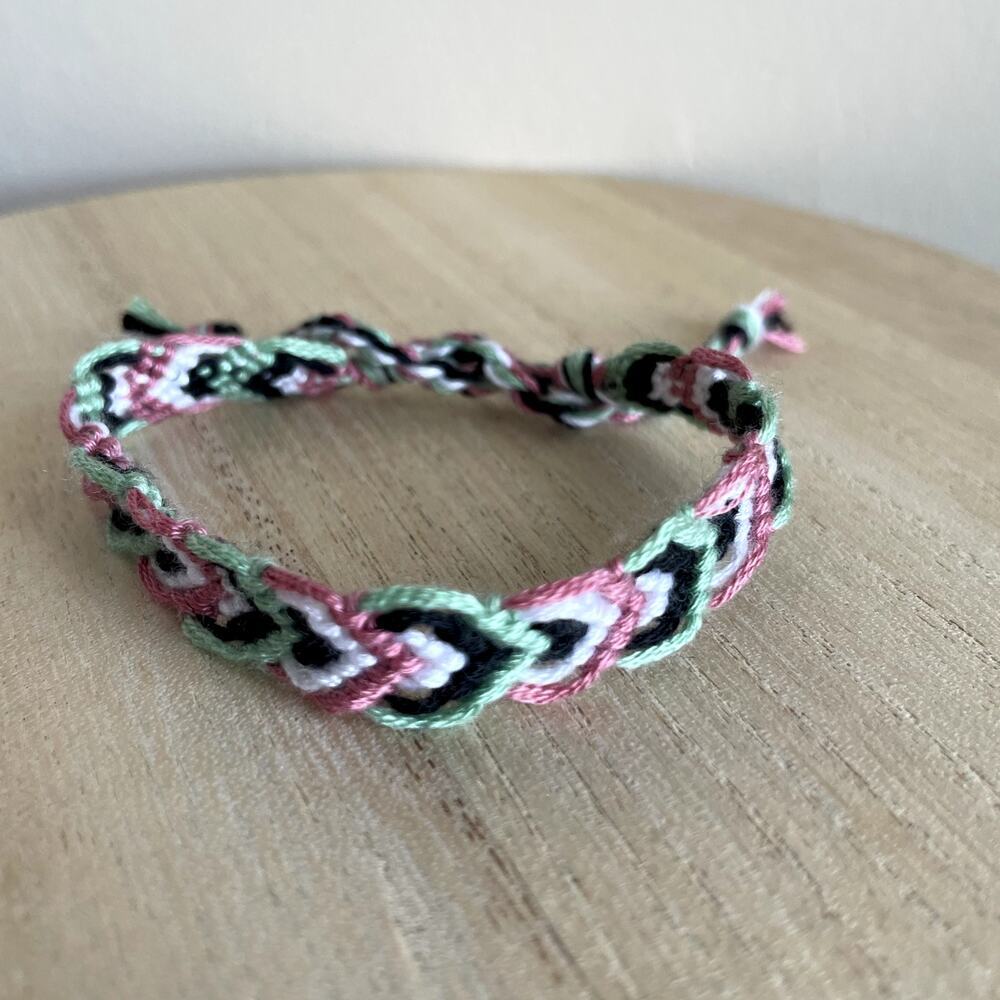 Jada‎ Bracelet, anklet, trendy, comfortable, tie, embroidery thread, woven, gift
